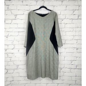 Pendleton Dress Womens 18 100% Virgin Wool Sheath Corpcore Professional office